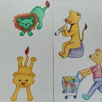 Pequenos universos, grande diversão!. Drawing, Traditional illustration, and Children's Illustration project by Susana Garcia - 04.20.2021