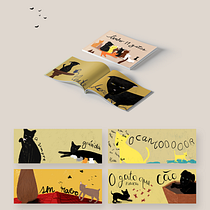 Livro infantil "Tenho 11 gatos". Projekt z dziedziny Design, Kreat, wność, Zarządzanie portfolio,  Manager art, st, czn, Br, ing i ident i fikacja wizualna użytkownika Alice Merkens - 11.05.2021