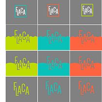 Propuestas de logotipos y mockup. FLACA, bebida alcohólica carbonatada. Design project by María Corina Molina - 03.03.2021