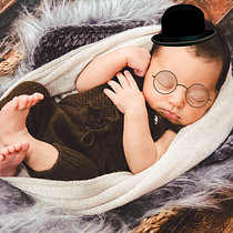 Meu projeto do curso: Introdução à fotografia newborn. Un projet de Photographie publicitaire , et Photographie pour Instagram de Gisele de Araújo Silva Barros - 03.03.2021