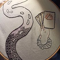 Mi Proyecto del curso: Introducción al bordado en blackwork. Embroider project by Marta Timon - 03.10.2021