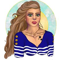 My project in Female Character Portraits in Procreate course. Creativit, Digital Drawing, Digital Illustration, and Digital Painting project by coco_mermaid - 03.04.2021