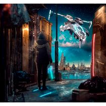 Into the Future. Un projet de Postproduction photographique, Retouche photographique, Photographie numérique, Composition photographique , et Photomontage de Ernesto Vallejos - 02.03.2021