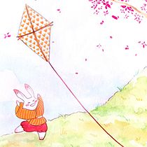 Mon projet du cours : Illustration à l’aquarelle dans le style japonais. Een project van Aquarelschilderen van emmanuelle_conjard - 07.04.2021