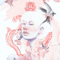 Mi Proyecto del curso: Retrato ilustrado en acuarela. Projekt z dziedziny Portret, Trad, c i jna ilustracja użytkownika zabalza98 - 04.03.2021