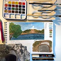 Mi Proyecto del curso: Cuaderno de viaje en acuarela. Traditional illustration project by rociomariel00 - 03.04.2021