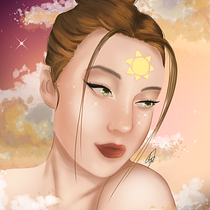 My project in Digital Fantasy Portraits with Photoshop course. Traditional illustration project by Larissa Santos - 03.04.2021