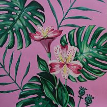 My project in Botanical Painting with Acrylic course. 2D Animation project by Sandra Hansen - 03.04.2021