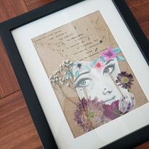 Mi Proyecto del curso: Técnicas de bordado experimental sobre papel Ein Projekt aus dem Bereich Stickerei, Zeichnung, Bleistiftzeichnung, Artistische Zeichnung, Porträtzeichnung, Traditionelle Illustration, Botanische Illustration und Aquarellmalerei von Brenda Piotrowsky - 05.03.2021