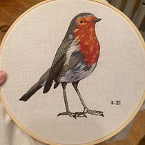 My project in Painting with Thread: Textile Illustration Techniques course. Embroider project by Sara Lewkowicz - 03.03.2021