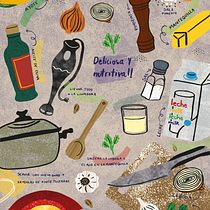 Mi Proyecto del curso: Recetas ilustradas: crea dibujos deliciosos Ein Projekt aus dem Bereich Zeichnung, Digitale Zeichnung und Grafikdesign von Monica Palma - 05.03.2021