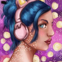 My project in Digital Fantasy Portraits with Photoshop course. Digital Drawing project by Katka Valová - 03.05.2021
