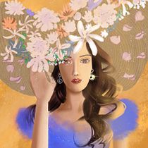 My project in Digital Fantasy Portraits with Photoshop course.  project by 芳洲 李 - 03.05.2021