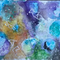 My project in Modern Watercolor Techniques course. Un progetto di Pittura ad acquerello di Ruth Coales - 11.03.2021