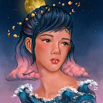 Mi Proyecto del curso: Retratos digitales de fantasía con Photoshop. Digital Illustration project by Gabriella Bevilacqua - 03.05.2021
