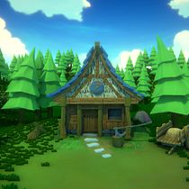 Meu projeto do curso: Modelagem de cenários low poly para vídeo games - Vikings. 3D, 3D Design, Desenvolvimento de videogames, Design de jogos, Modelagem 3D, e Videogames projeto de Filipe Patrocínio - 07.03.2021