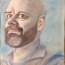 My project in Artistic Portrait with Watercolors course. Un proyecto de Pintura a la acuarela de Roger Robinson - 05.03.2021