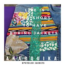 anarquika.kl chaquetas upcycled diferentes . Upc, and cling project by Silvina Lidestri - 03.07.2021