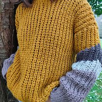 Hygge sweater mostaza. Crochê projeto de Nagore - 06.03.2021