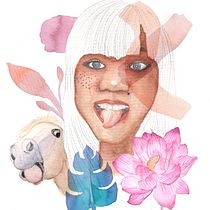 My project in Illustrated Portrait in Watercolor course. Projekt z dziedziny Malowanie akwarelą użytkownika elisa_sironi - 06.03.2021