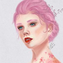 Mi Proyecto del curso: Retrato ilustrado con Procreate. Concept Art, Design digital e Ilustração digital projeto de estrella_kasuki - 06.03.2021