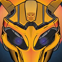 My Course Project: Vector Art - Reflect Your Style with Illustrator / Bumblebee 2018 Movie Art . Design, Ilustração digital e Ilustração vetorial projeto de Matías Herrera González - 06.03.2021
