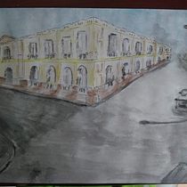 Mi Proyecto del curso: Dibujo arquitectónico con acuarela y tinta. Architecture, Creativit, and Graphic Design project by Marly Henríquez - 03.07.2021
