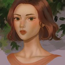 Meu projeto do curso: Retrato digital no Photoshop com um toque de fantasia. Ilustração tradicional, Desenho, Ilustração digital, Desenho de retrato, Desenho digital, e Pintura digital projeto de Roseana Matos - 06.07.2021