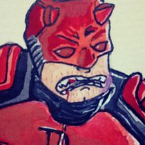 Mi Proyecto del curso: Ilustración para cómics: anatomía de un superhéroe. Desenho anatômico, e Pintura em aquarela projeto de Mario Jesus Mendez Martinez - 07.03.2021