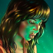  Mi Proyecto del curso: Iluminación y color para retratos digitales en Photoshop . Portrait Drawing project by César García Pino - 03.07.2021