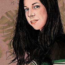 Mi Proyecto del curso: Retrato ilustrado con Procreate. Desenho de retrato, e Desenho digital projeto de Marta Mollá Liñana - 07.03.2021