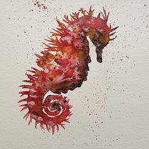 Mein Kursprojekt: Moderne Aquarelltechniken. Watercolor Painting project by sonnigreg - 03.07.2021