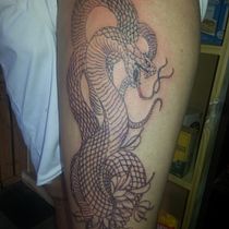 Un tatoo que me enamoro. Tattoo Design project by Javier Serradet - 03.07.2021