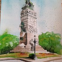 Mi proyecto...un hermoso monumento. Drawing, Artistic Drawing, and Realistic Drawing project by Emmanuel Cúneo - 03.08.2021