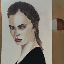 My project in Watercolor Portrait from a Photo course. Portrait Drawing project by judygartrell7 - 03.08.2021