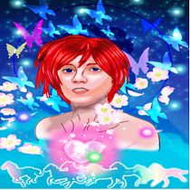 Mi Proyecto del curso: Retratos digitales de fantasía con Photoshop. Digital Drawing, Traditional illustration, Digital Illustration, and Vector Illustration project by Andrea Tello - 03.08.2021