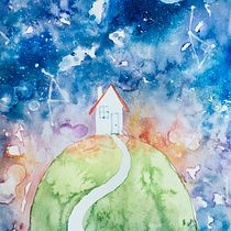 My project in Modern Watercolor Techniques course. Un progetto di Pittura ad acquerello di la_cunna - 08.03.2021