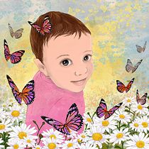 Sofia.Il mio progetto del corso: Tecniche di illustrazione con acquerello digitale. Un progetto di Illustrazione digitale, Illustrazione tradizionale, Pittura ad acquerello, Disegno di ritratti e Disegno digitale di Marisa Moretti - 08.03.2021