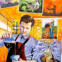 My project in Character Illustration with Acrylic course. Een project van Ontwerp van personages y Traditionele illustratie van Davide Cassetta - 08.03.2021