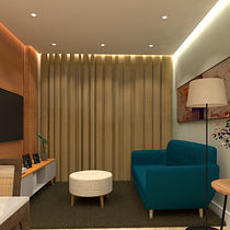 Apartamento 706. Un projet de 3D, Architecture, Architecture d'intérieur , et Design  de Matheus José Rodrigues - 08.03.2021