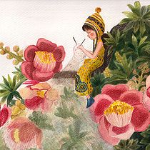 My project in Watercolor Techniques for Dreamlike Illustrations course. Projekt z dziedziny Ilustracje dla dzieci, Trad, c, jna ilustracja i Malowanie akwarelą użytkownika mokakano - 08.03.2021