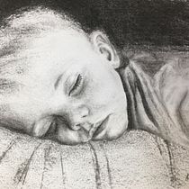 My project in Artistic Charcoal Portraiture: Creating Atmosphere course. Desenho de retrato projeto de Kristie Willats - 06.03.2021