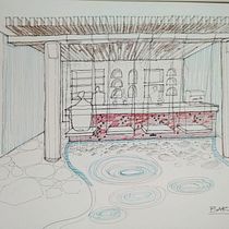 My project in Introduction to Freehand Architectural Design course. Architectural Illustration project by HENDRA YAHYA - 03.09.2021