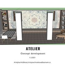 My project in Introduction to Interior Design course. Interior Design project by Kristýna Hrášková - 03.09.2021
