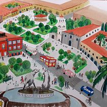 Mi Proyecto del curso: Sketchbook pictórico en gouache. Traditional illustration project by Itzel Hernández - 03.09.2021