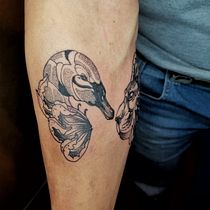 Mi Proyecto del curso: Cómo diseñar un tatuaje. Een project van Traditionele illustratie van Alba del Rocio Zamora Muñoz - 09.03.2021