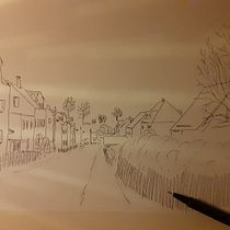 Mein Kursprojekt: Architektonische Zeichnung mit Aquarell und Tinte . Watercolor Painting project by Diana Stopp - 03.09.2021