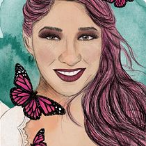 Mi Proyecto del curso: Retrato ilustrado con Procreate. Ilustração digital projeto de Anne González - 25.06.2020