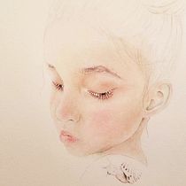 My project in Illustrated Portrait in Watercolor course. Projekt z dziedziny Trad, c, jna ilustracja, Malowanie akwarelą,  Sztuki piękne,  Malarstwo,  R, sunek, Portret,  R, sunek art, st i czn użytkownika Sara Vasquez - 08.03.2021