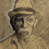 Mi Proyecto del curso: Retrato artístico al carboncillo: creando atmósferas. Artes plásticas, e Desenho de retrato projeto de Mynor Corella - 10.03.2021